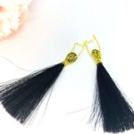 Boucles oreilles en crin de cheval jalisca