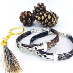 Bracelet en crin de cheval personnalisé