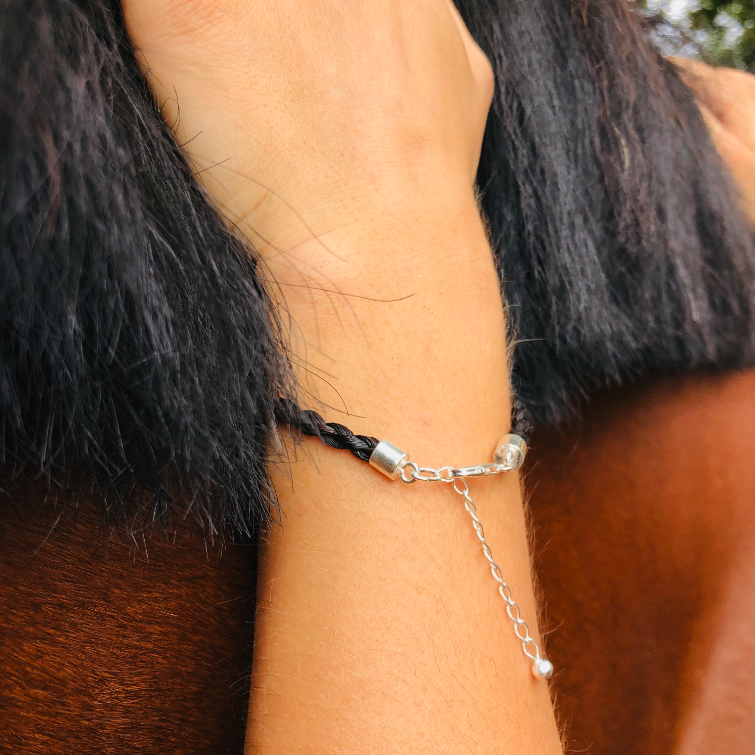 Bracelet crin de cheval personnalise