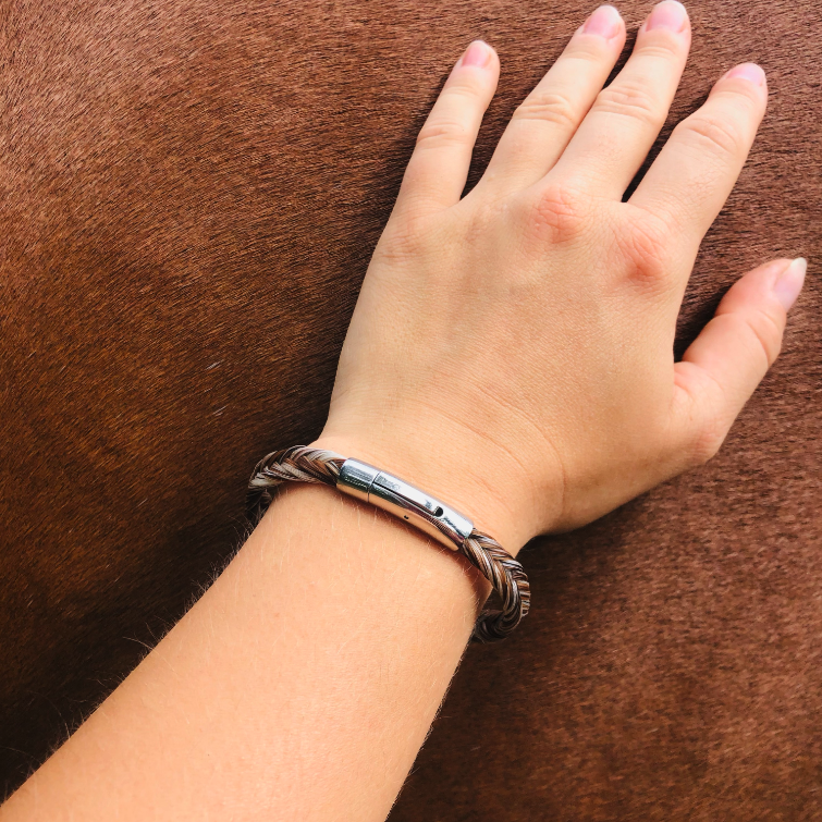 Bracelet Crin De Cheval - Fabrication Sous 7 Jours Avec Amour 🐴