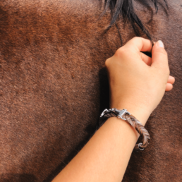 Bracelet crin de cheval personnalise