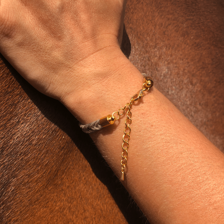 Bracelet crin de cheval personnalise