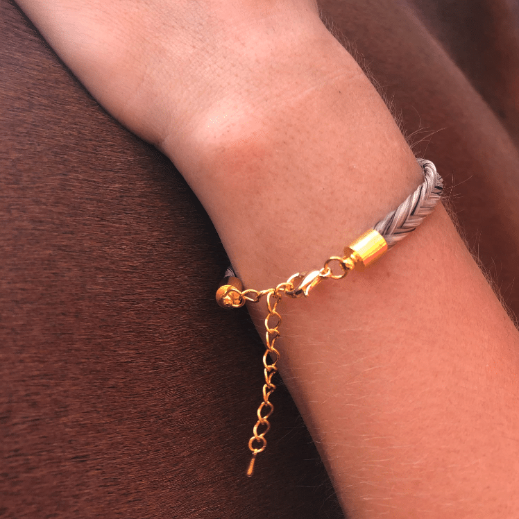 Bracelet crin de cheval personnalise