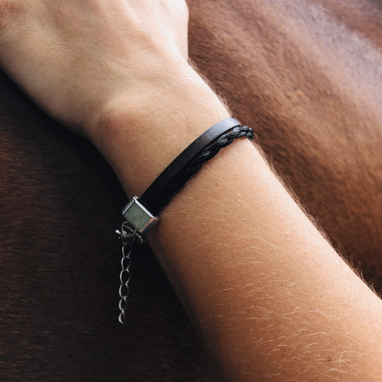 Bracelet crin de cheval personnalise