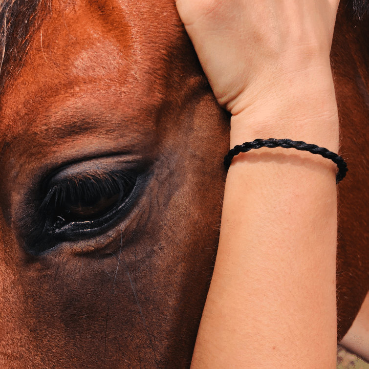 Bracelet crin de cheval personnalise