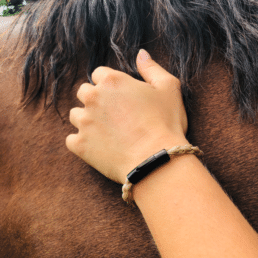 Bracelet crin de cheval personnalise