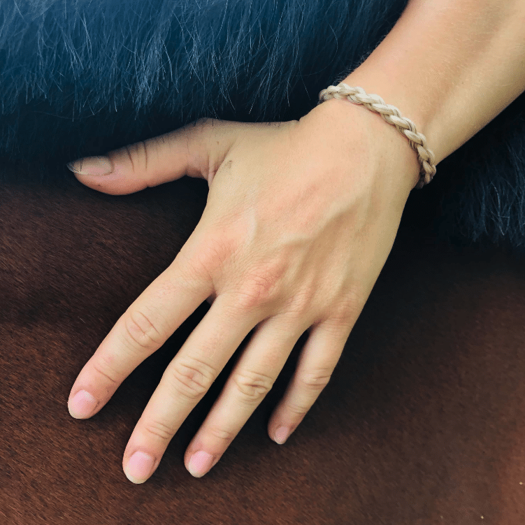 Bracelet crin de cheval personnalise