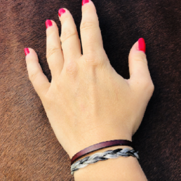 bracelet en crin de cheval quaprice personnalisable